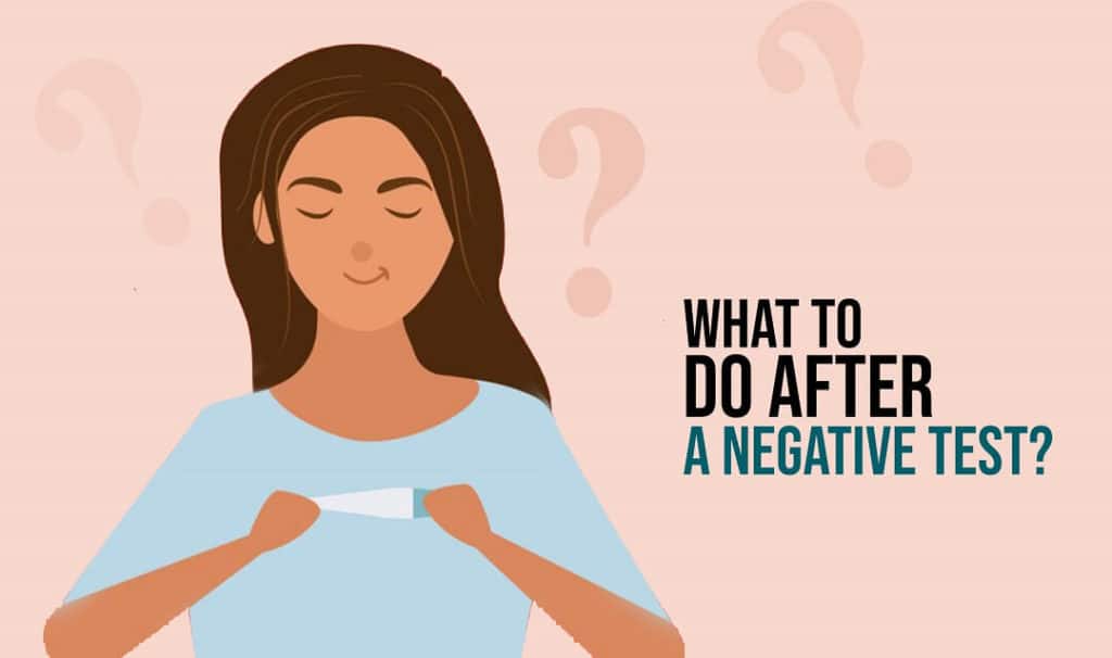 What To Do After a Negative Test